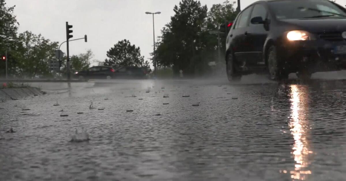 Gewitter Hagel Und Starkregen In Teilen Deutschlands