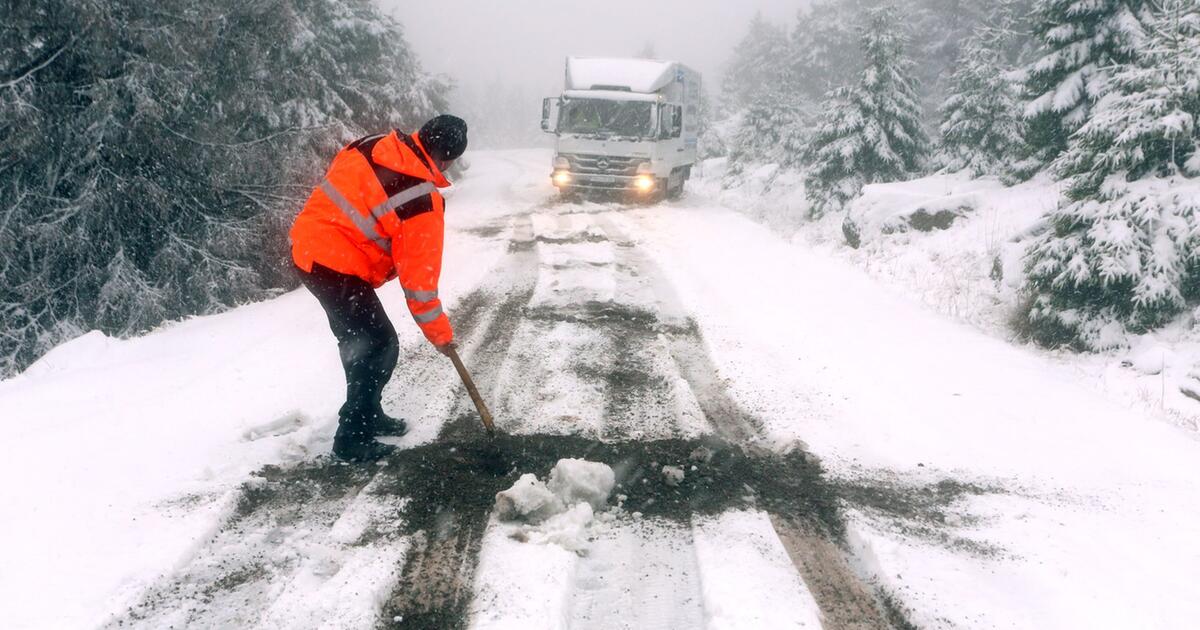 Wetter in Deutschland Gefahr durch Glätte hier schneit es zum 1