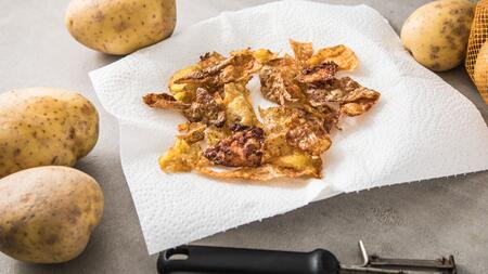 Chips aus Kartoffelschalen im Airfryer?