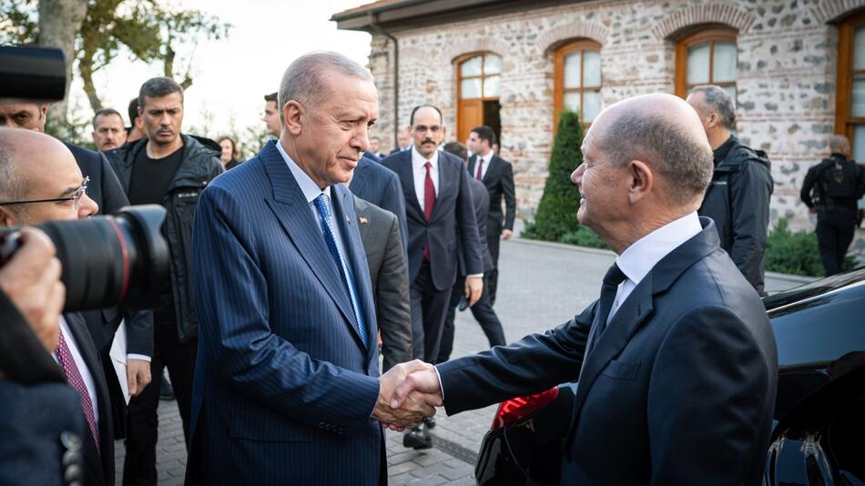 Scholz trifft Erdogan in Istanbul