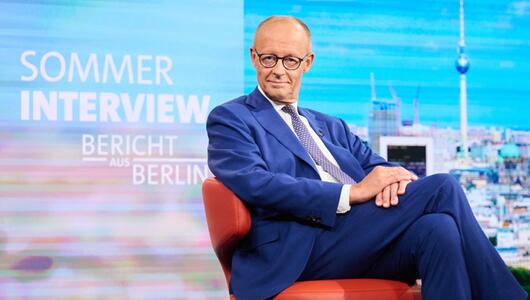 ARD-Sommerinterview "Bericht aus Berlin" mit Bundeskanzler Merz