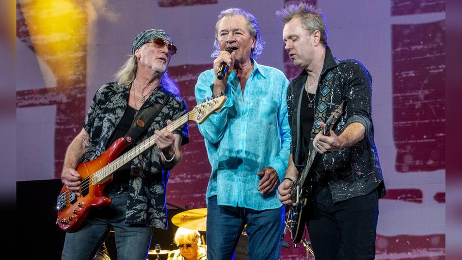 Deep-Purple-Frontmann Ian Gillan (M.) geht 2024 mit neuer Besetzung auf Tour