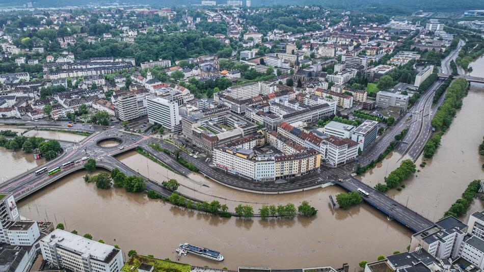 Hochwasser im Saarland - Saarbrücken