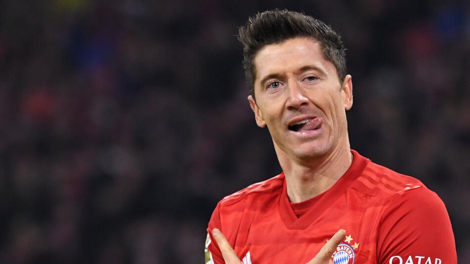 Bayern Munich's Robert Lewandowski