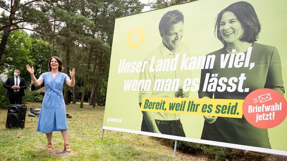 Wahlkampf Grüne Brandenburg mit Baerbock
