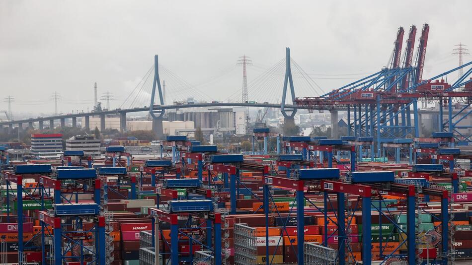 Containerterminal im Hamburger Hafen