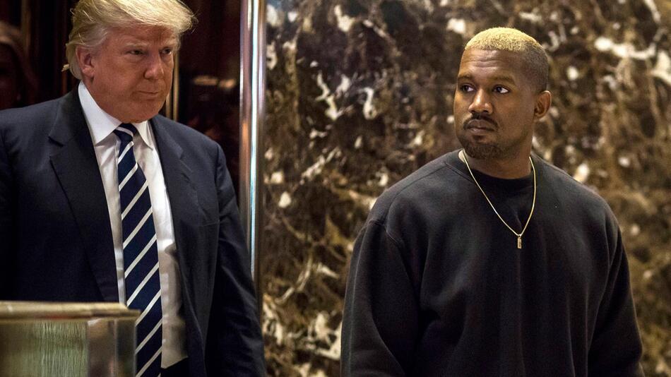 US-Präsident Donald Trump und Rapper Kanye West