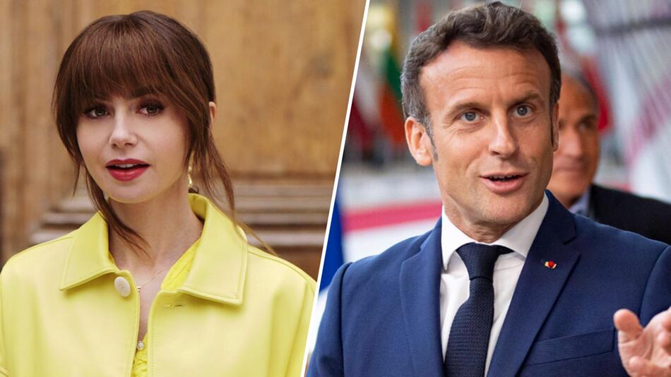 Emmanuel Macron will "Emily in Paris" auf keinen Fall nach Italien verlieren.