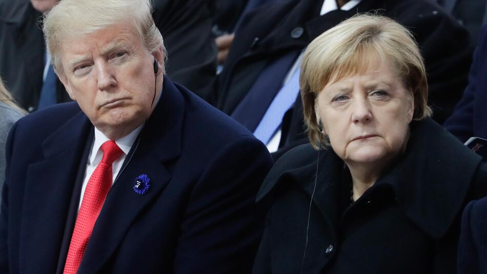 Donald Trump, Angela Merkel, US-Präsident, Bundeskanzlerin, Paris, 2018, Gipfel