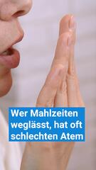 So entsteht Mundgeruch