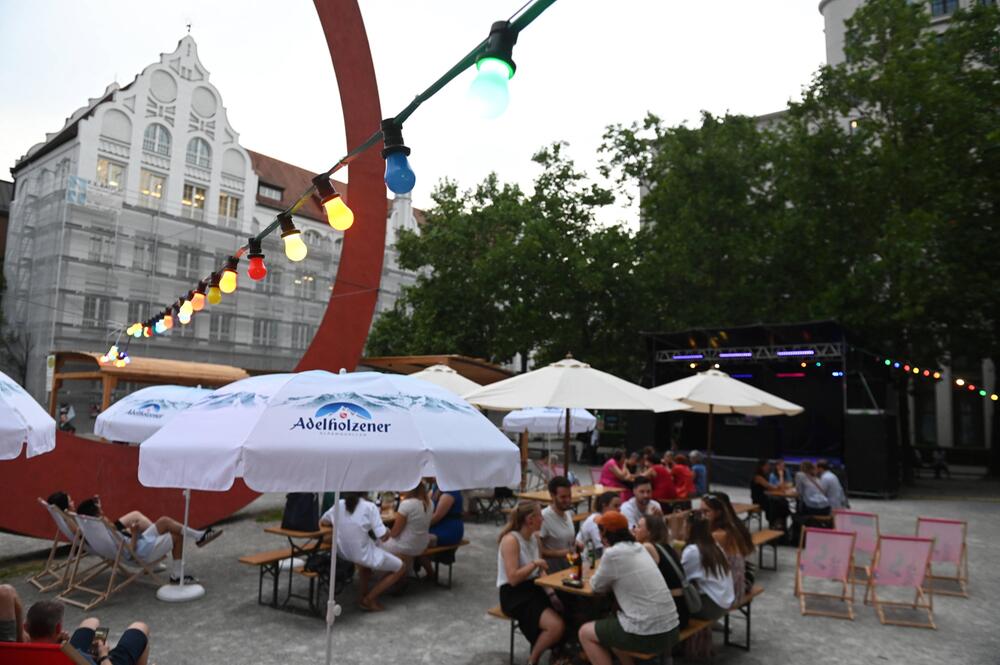Pop-Up-Biergarten "Die Null"