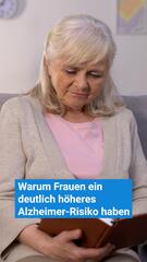 Höheres Alzheimer-Risiko für Frauen