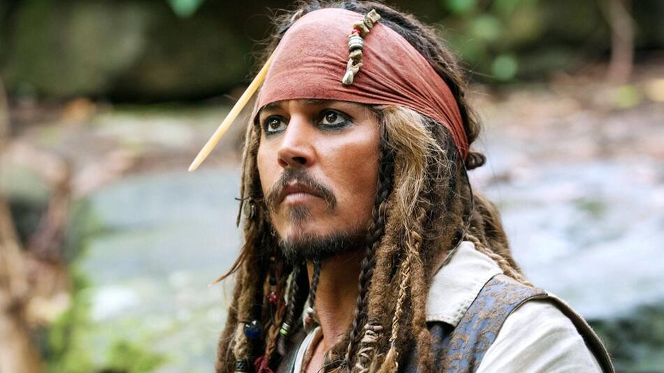 Hat offenbar ausgedient: Johnny Depp als Jack Sparrow in "Pirates of the Caribbean - Fremde ...