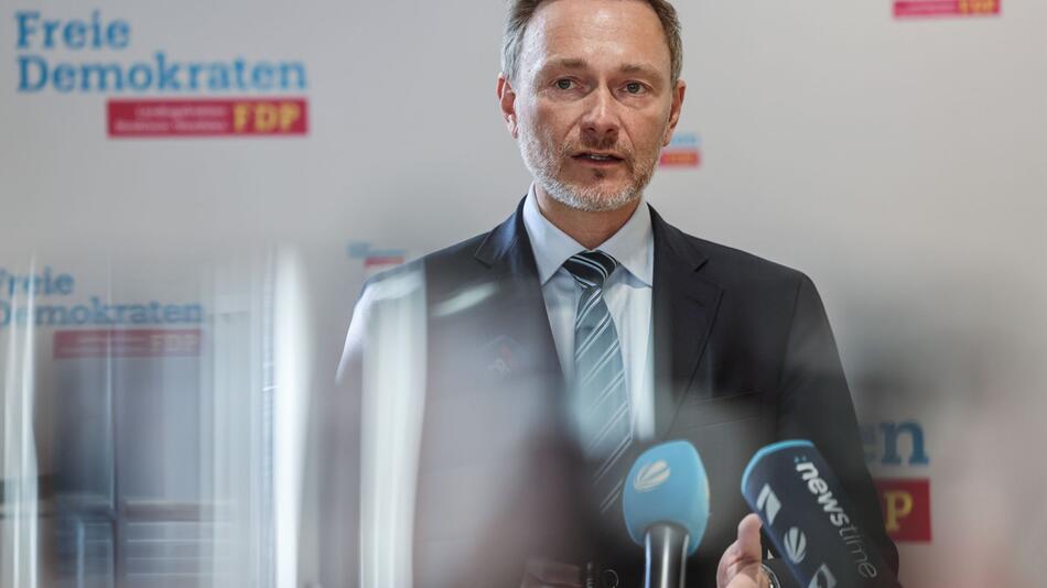 Bundesfinanzminister Lindner in Düsseldorf