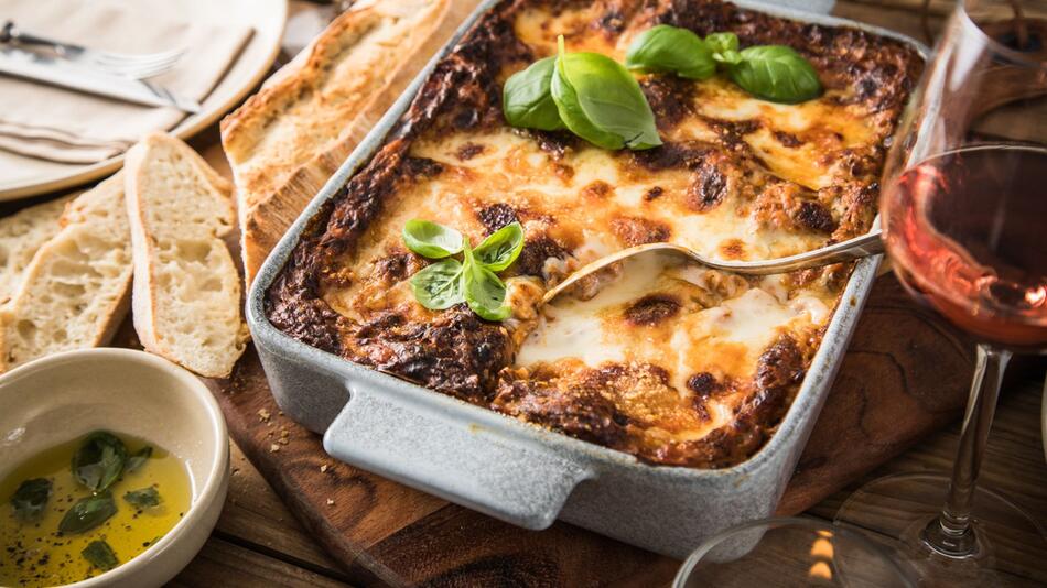 Selbstgemachte Lasagne