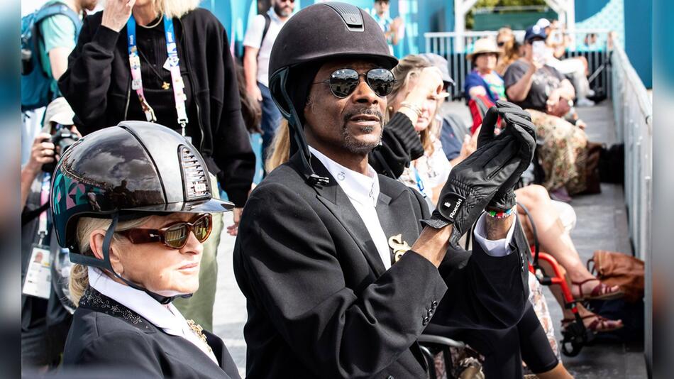 Martha Stewart und Snoop Dogg beim Dressur-Finale.