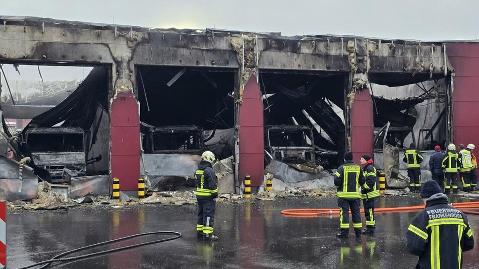 Brand Feuerwehrhaus Treffurt