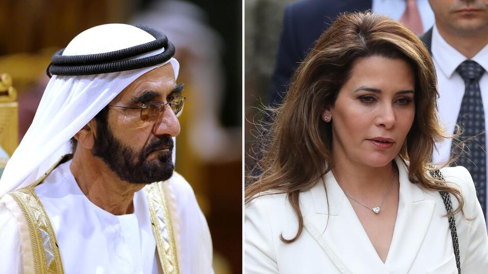 Emir von Dubai und Ex-Frau Prinzessin Haja