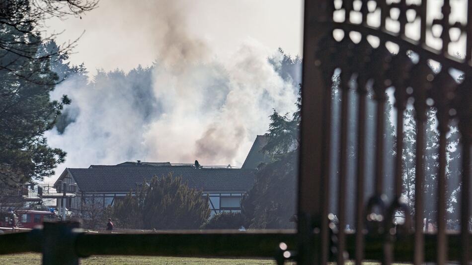 Brand in Reitstall in Bad Homburg