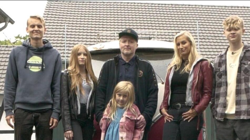 Joey Kelly und seine Familie.