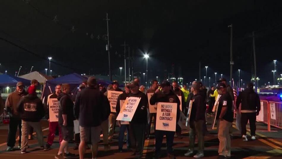 Streik von Zehntausenden US-Hafenarbeitern beendet