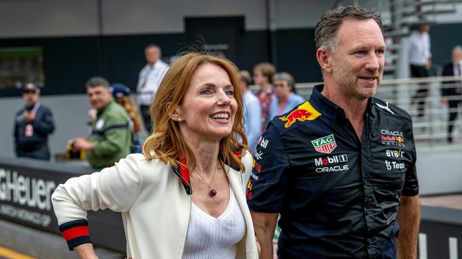 Geri Halliwell und ihr Ehemann Christian Horner zu rosigeren Zeiten.