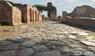 Antike römische Straße in Ostia Antica
