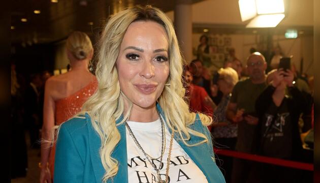Cora Schumacher vor ihrer blutigen Verletzung.