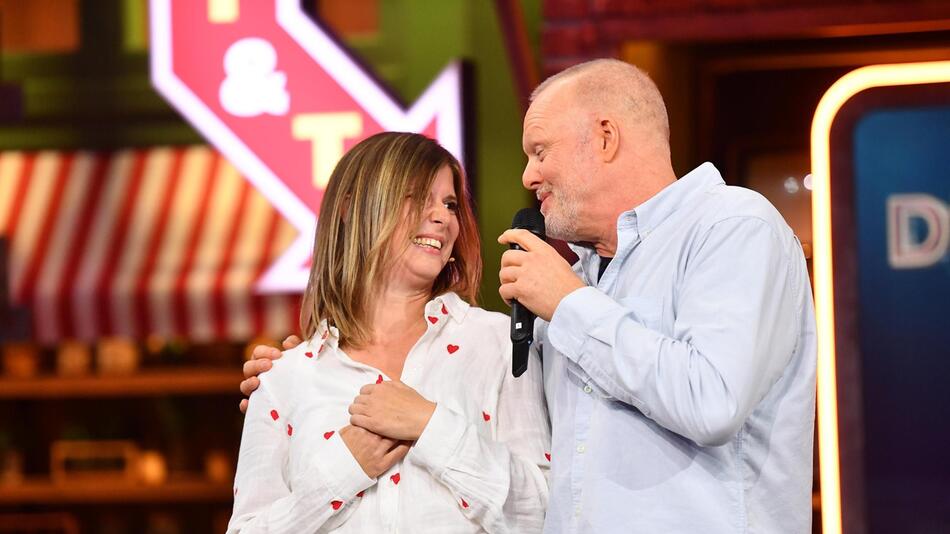 Dana Steffen und Stefan Raab