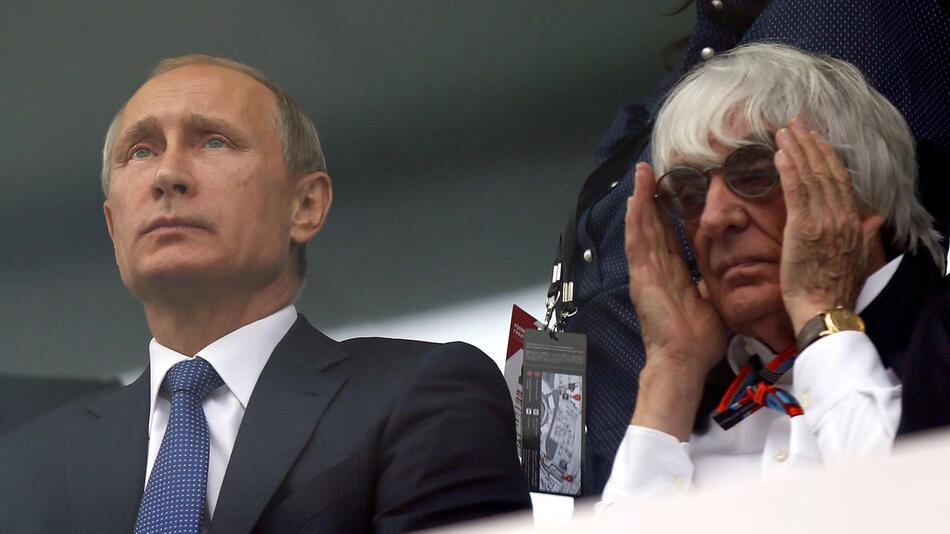 Bernie Ecclestone und Wladimir Putin