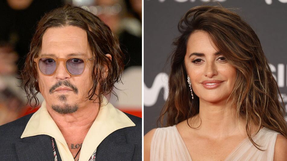 Johnny Depp und Penélope Cruz