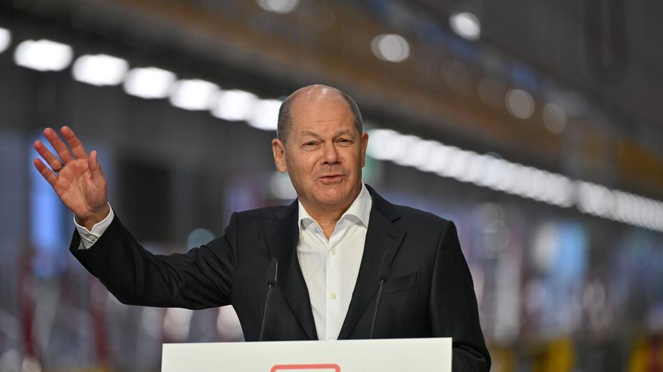 Scholz in Cottbus - Eröffnung DB-Instandhaltungswerk