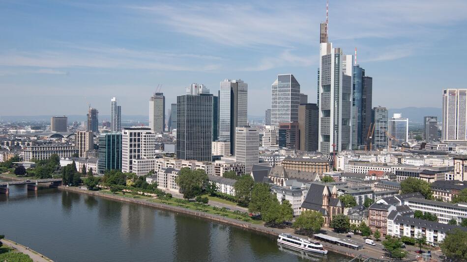 Bankenskyline von Frankfurt