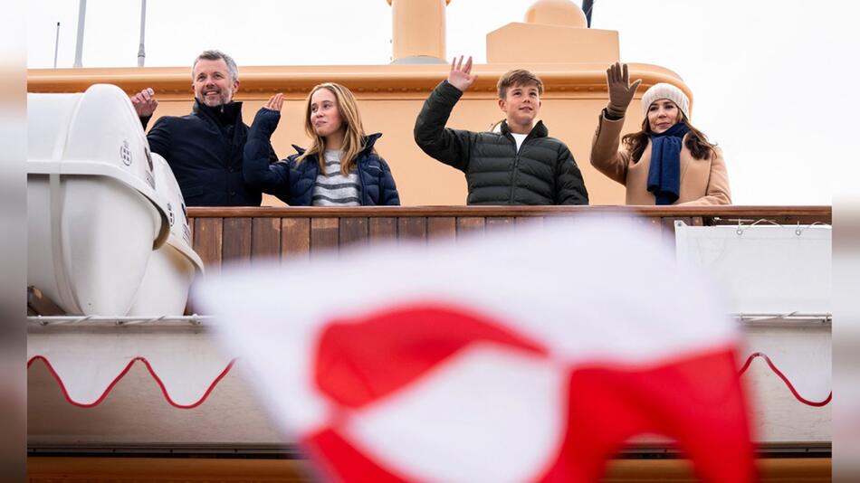 Das dänische Königspaar, König Frederik und Königin Mary, befindet sich derzeit mit seinen ...