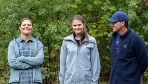 Kronprinzessin Victoria, Prinzessin Estelle und Prinz Daniel genossen Zeit in der Natur.