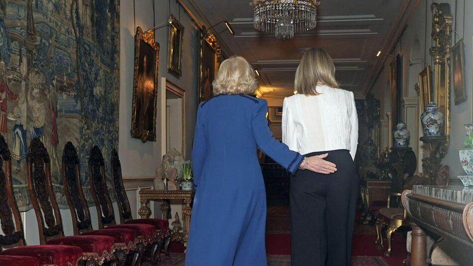 Königin Camilla trifft First Lady der Ukraine