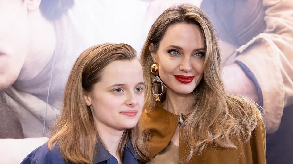 Vivienne und Angelina Jolie arbeiteten zusammen an "The Outsiders".