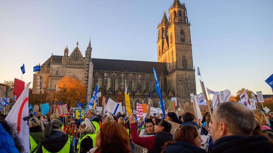 Demonstration gegen Kürzungen in der Eingliederungshilfe