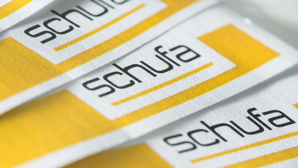 Das Logo der Schufa auf Unterlagen