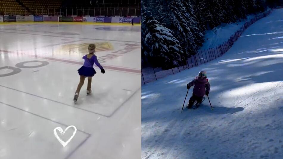 Nicht nur ein Ski-Talent: Felix Neureuthers Tochter ist eine kleine Eisprinzessin