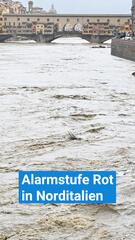 Heftige Regenfälle und Überschwemmungen in Italien