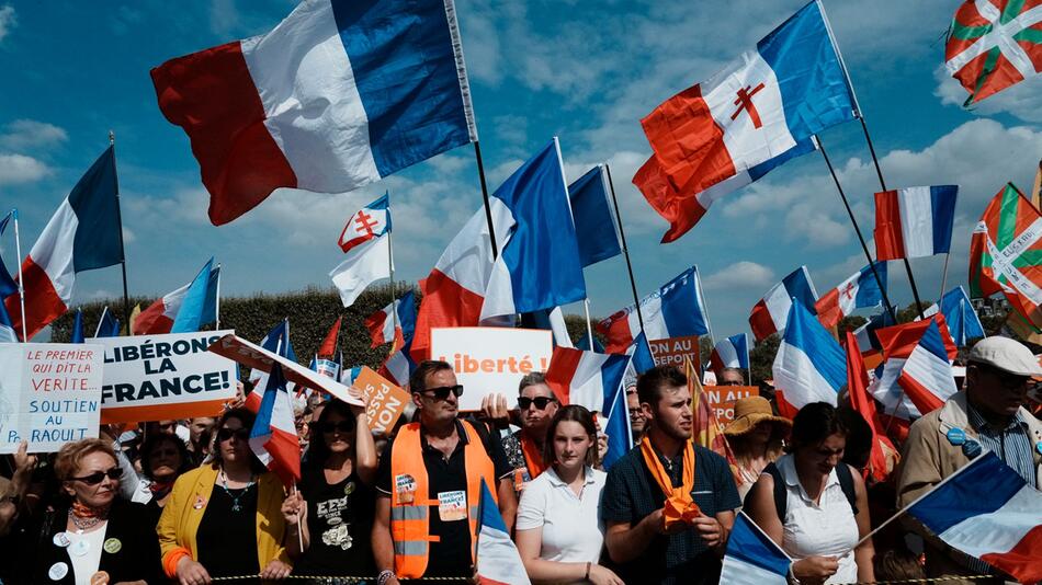 Coronavirus - Proteste in Frankreich