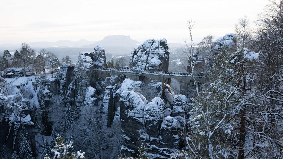 Winter in Sachsen