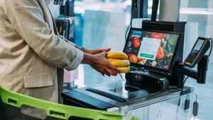 Banane wird gescannt