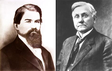 John Pemberton und Asa Candler