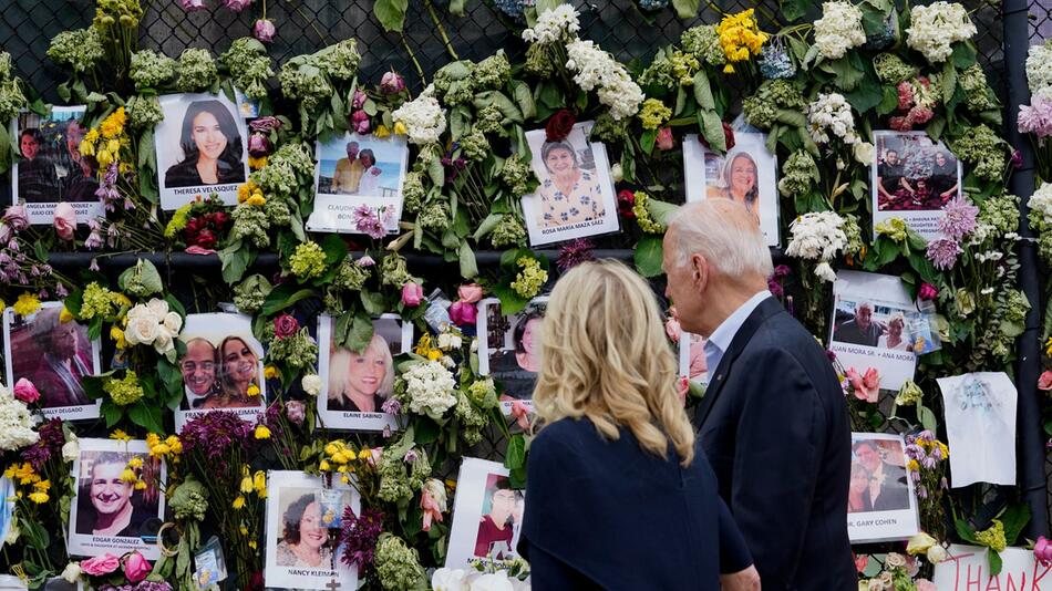 Biden besucht nach verheerendem Hauseinsturz Unglücksort Surfside