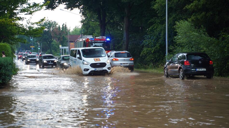 Heftiges Unwetter in Detmold