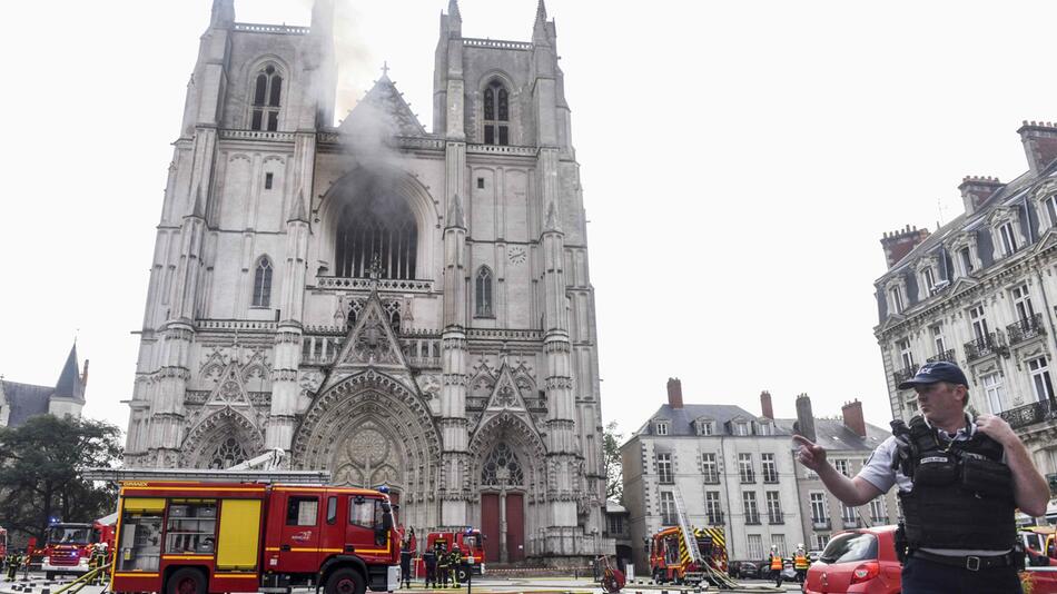 Brand in Kathedrale von Nantes ausgebrochen