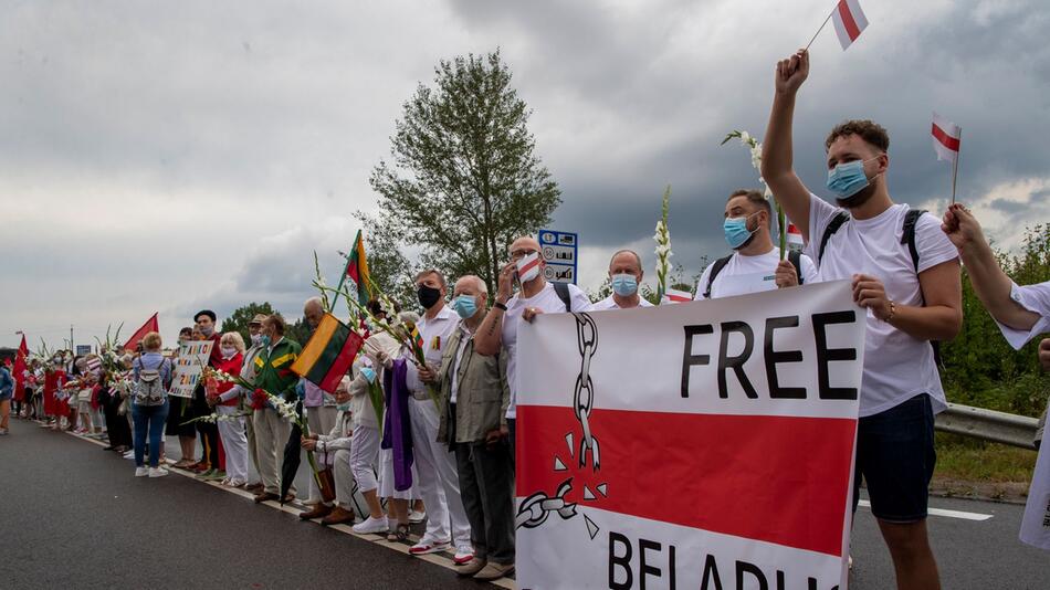 Proteste in Belarus - Litauen