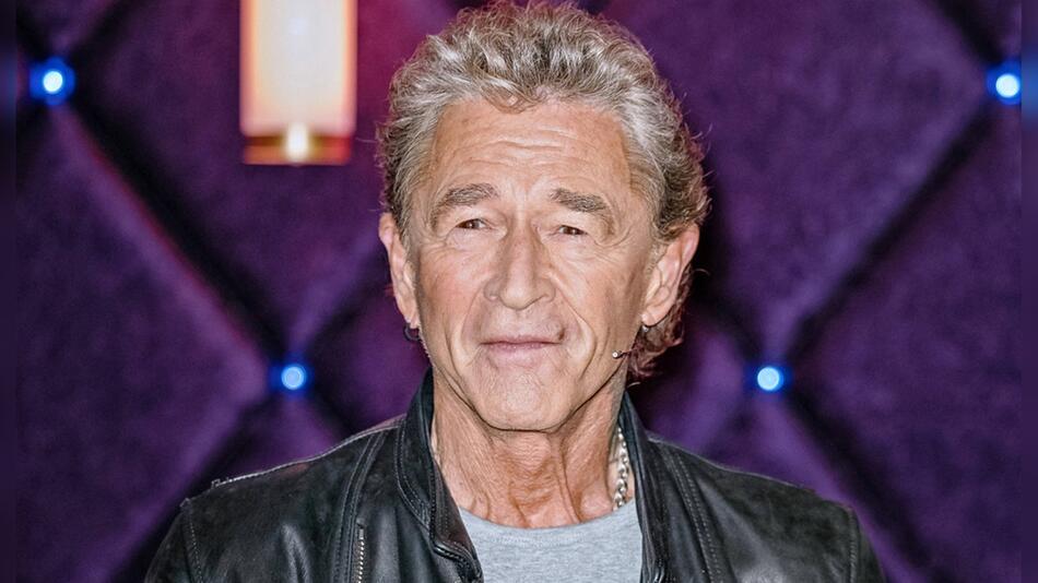 Sänger Peter Maffay bei der Aufzeichnung der MDR-Talkshow "Riverboat".